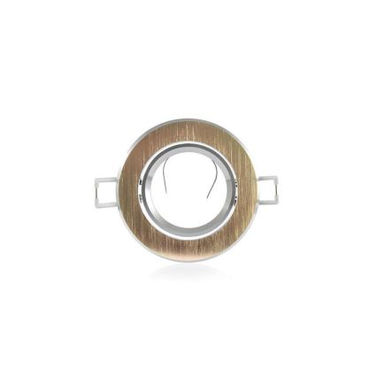 Лампа за вграждане EAST OPAL 1xGU10/8W/230V Ø 8,5 см златист