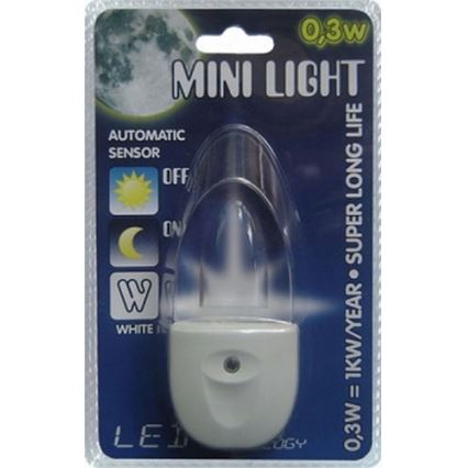 Лампа за контакт MINI-LIGHT (зелена светлина)