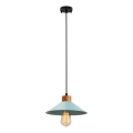 Лампата за окачване MANAVGAT 1xE27/40W/230V синя/кафява