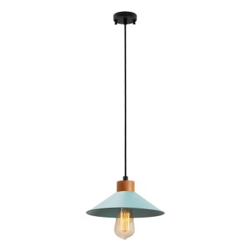 Лампата за окачване MANAVGAT 1xE27/40W/230V синя/кафява