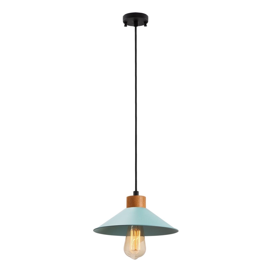 Лампата за окачване MANAVGAT 1xE27/40W/230V синя/кафява
