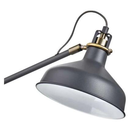 Лампион ARTHUR 1xE27/25W/230V сив