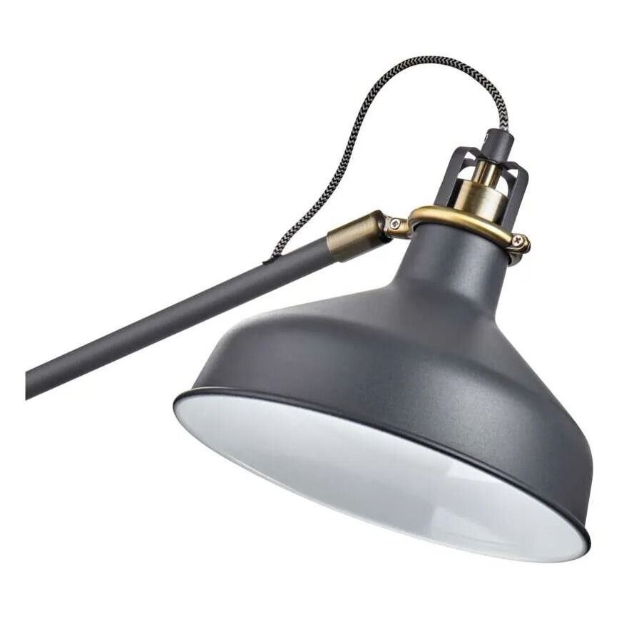 Лампион ARTHUR 1xE27/25W/230V сив