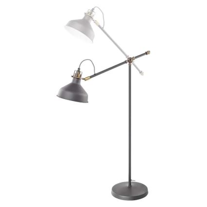 Лампион ARTHUR 1xE27/25W/230V сив