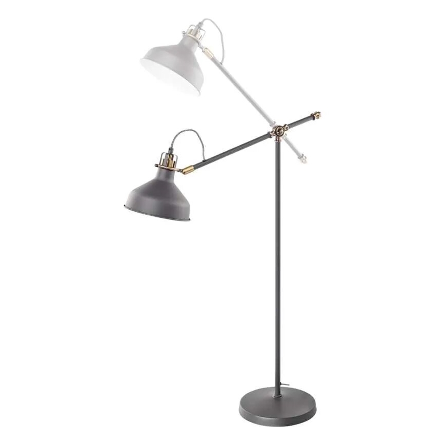 Лампион ARTHUR 1xE27/25W/230V сив