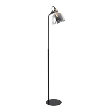 Лампион ASGARD 1xE27/11W/230V сив/черен/златист
