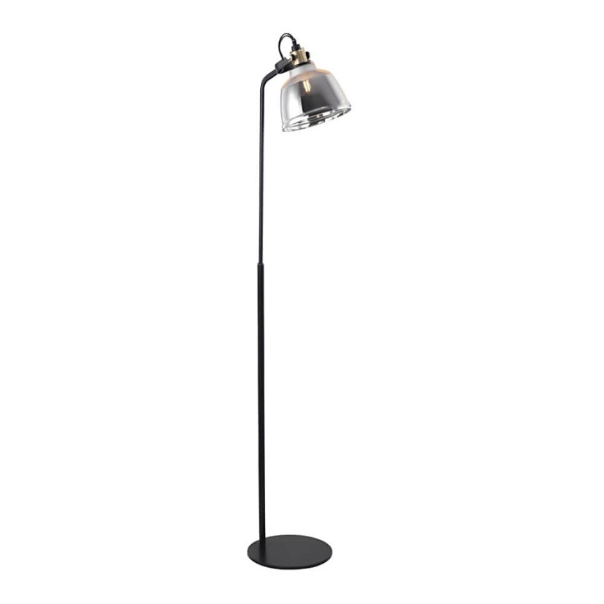 Лампион ASGARD 1xE27/11W/230V сив/черен/златист