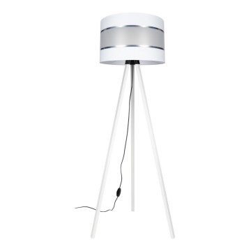 Лампион CORAL 1xE27/60W/230V бял/матов хром