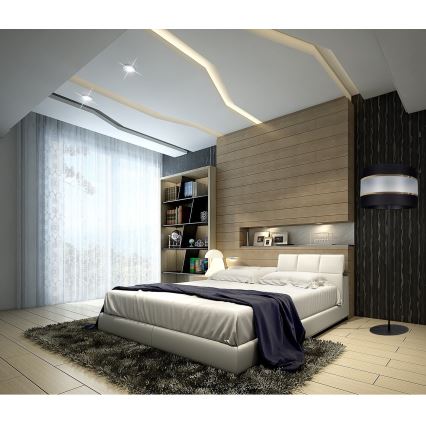 Лампион CORAL 1xE27/60W/230V черен