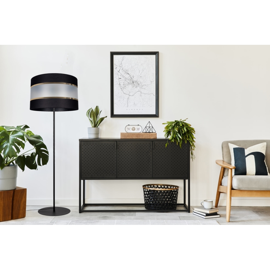 Лампион CORAL 1xE27/60W/230V черен