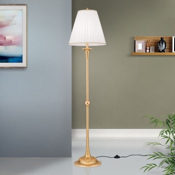 Лампион FONSA 1xE27/60W/230V бял/златист