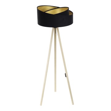 Лампион GALAXY 1xE27/60W/230V черен/бежов