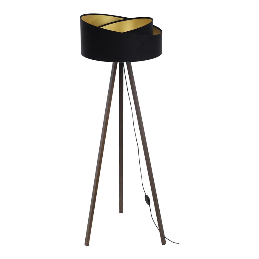 Лампион GALAXY 1xE27/60W/230V черен/кафяв