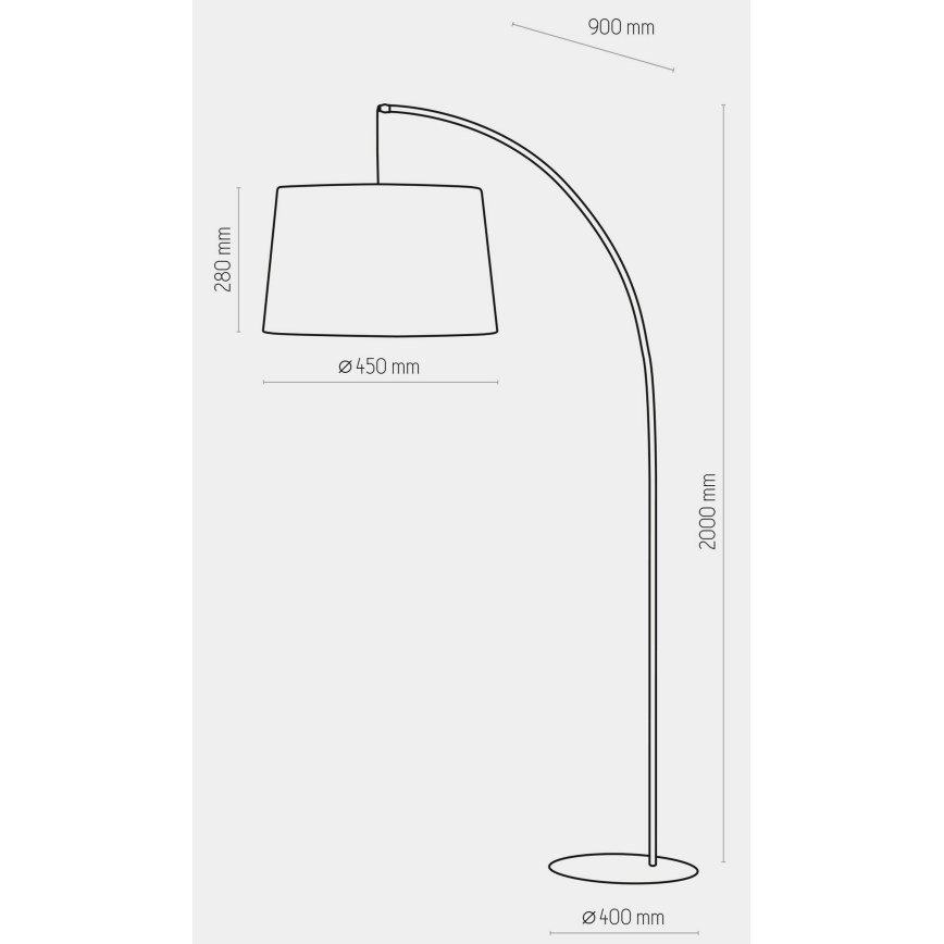 Лампион HANG 1xE27/25W/230V черен