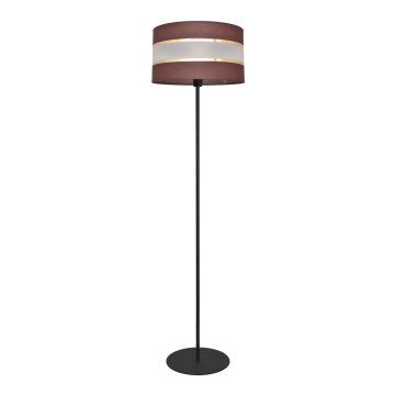 Лампион HELEN 1xE27/15W/230V кафяв/черен/златист