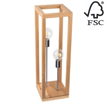 Лампион KAGO 2xE27/60W/230V матов дъб - FSC сертифициран
