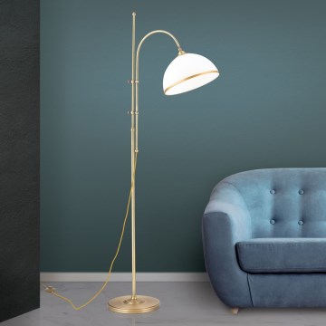 Лампион OLD LAMP 1xE27/40W/230V бял/месинг