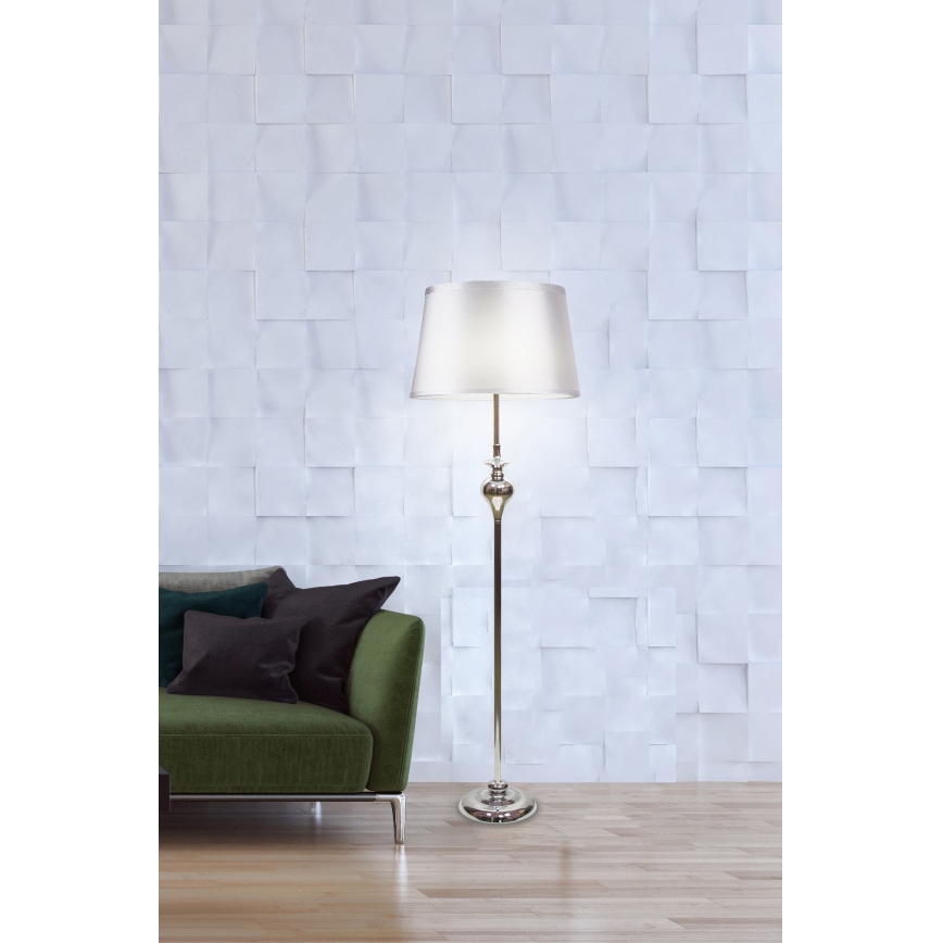 Лампион PRIMA 1xE27/60W/230V сребрист/лъскав хром