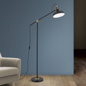 Лампион SCHILLER 1xE27/40W/230V черен/бронзов