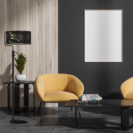 Лампион SENSO 1xE27/40W/230V + 1xGU10/7W черен