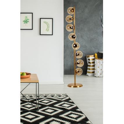 Лампион SIMAY 8xE27/40W/230V златист