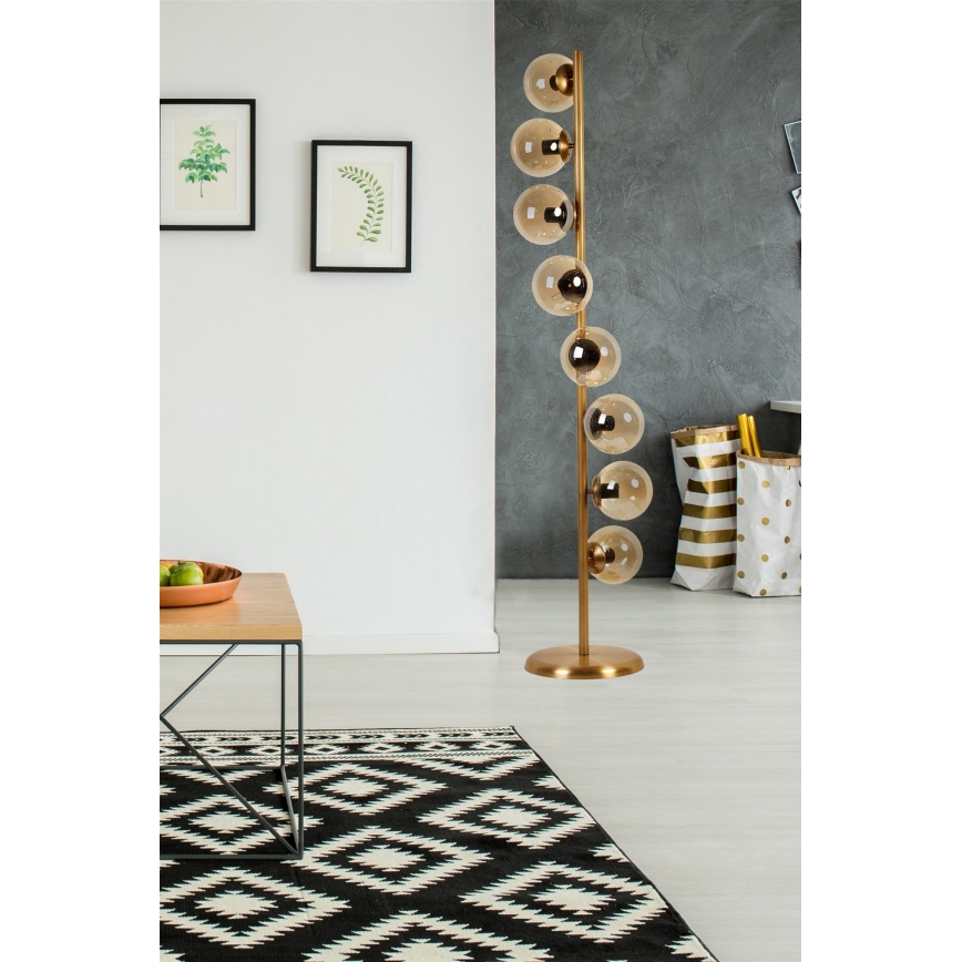 Лампион SIMAY 8xE27/40W/230V златист