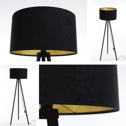 Лампион STANDART 1xE27/60W/230V черен