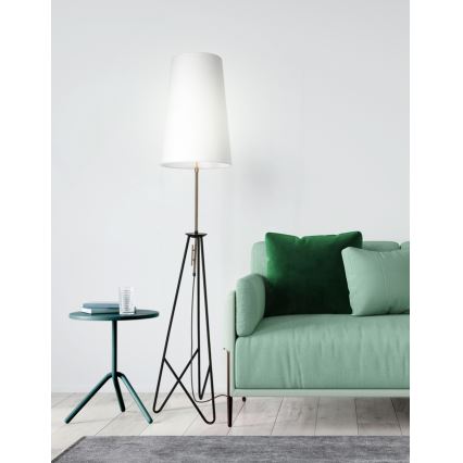 Лампион TAFLO 1xE27/60W/230V бял/черен/златист