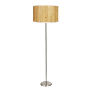 Лампион TIMBER 1xE27/60W/230V бежов/матов хром