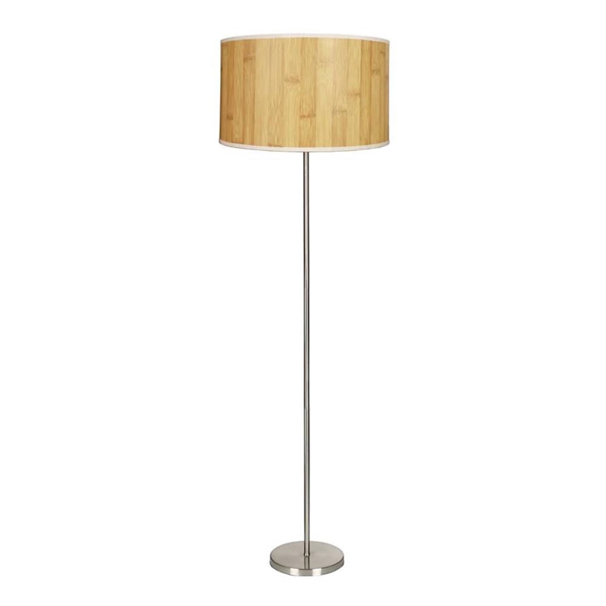 Лампион TIMBER 1xE27/60W/230V бежов/матов хром