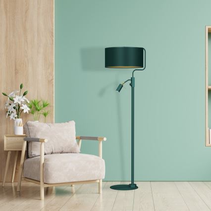Лампион VERDE 1xE27/60W/230V + 1xGU10-MR11/7W зелен