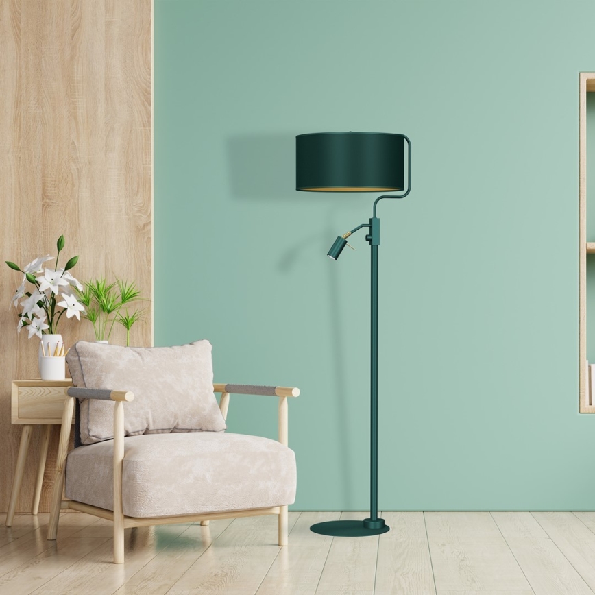 Лампион VERDE 1xE27/60W/230V + 1xGU10-MR11/7W зелен