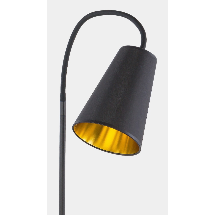 Лампион WIRE 1xE27/15W/230V черен/златист