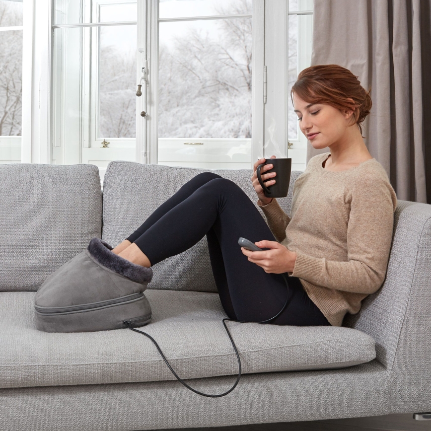 Lanaform - Електрически масажор за крака 2 в 1 SHIATSU 30W/230V