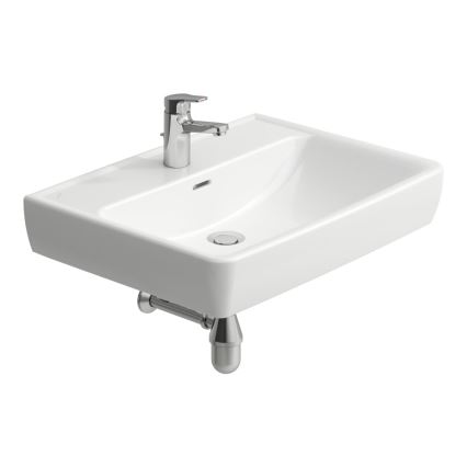 LAUFEN H8189530001041 - Басейн с плот/стенен PRO 65x48 см керамика/бял