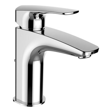 LAUFEN HF500701100000 - Кран за мивка + сифон с преливник LAURIN 16,2 см лъскав хром