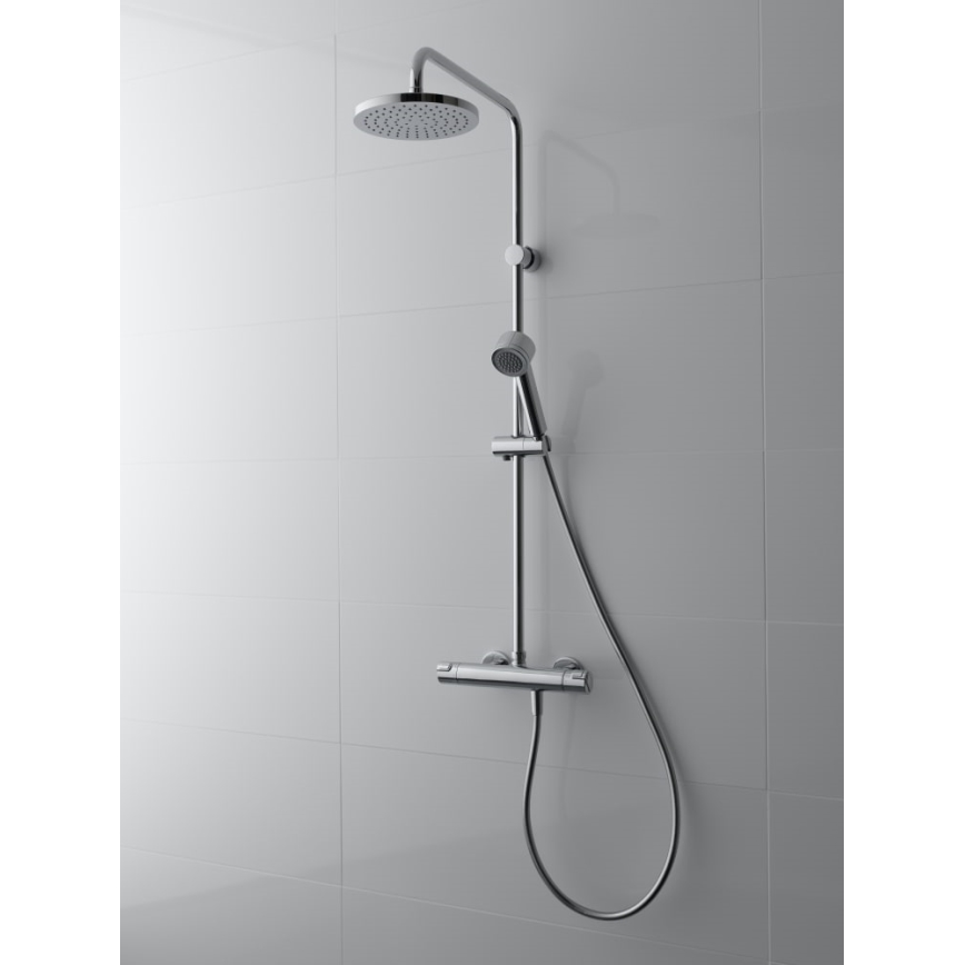 LAUFEN HF500957100600 - Душ комплект с термостатен смесител CITYPRO лъскав хром