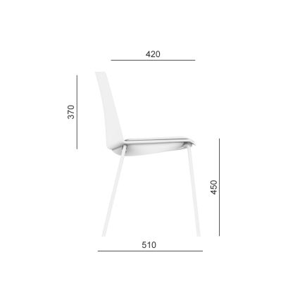 LD Seating - Офисен стол SKY син/бял