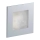 LDST AN-01-SS-BZ9 - LED стълбищна лампа ANGEL 9xLED/1,2W/230V матов хром 6500K