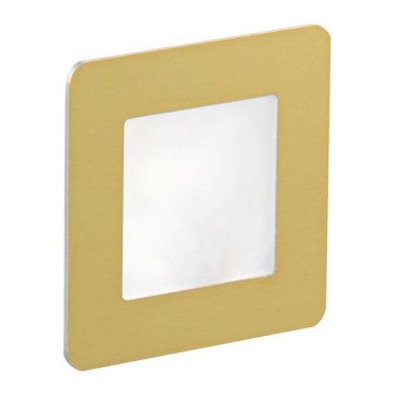 LDST DI-01-SZ-BC9 - LED осветително тяло за стълби DIANA 9xLED/1,2W/230V златисто 3500K
