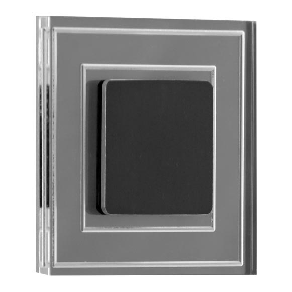 LDST KE-01-SC-BZ8 - LED стълбищна лампа KELLY 8xLED/1,2W/230V матов черна 6500K