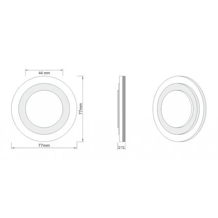 LDST LI-01-SS-BC8 - осветление стълбище LILI 8xLED/1,2W/230V