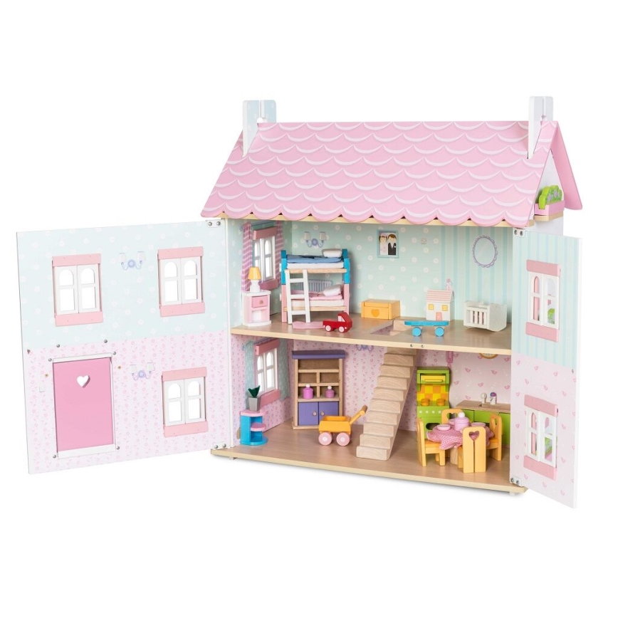 Le Toy Van - Пълен к-кт мебели за куклен дом Starter