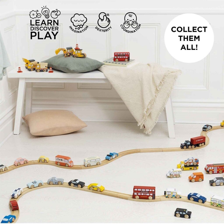 Le Toy Van - Комплект спасителни коли с хеликоптер