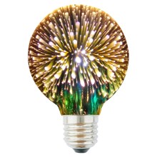 LED 3D Декоративна крушка G95 E27/3,5W/230V