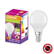 LED Антибактериална крушка P40 E14/4,9W/230V 4000K - Osram