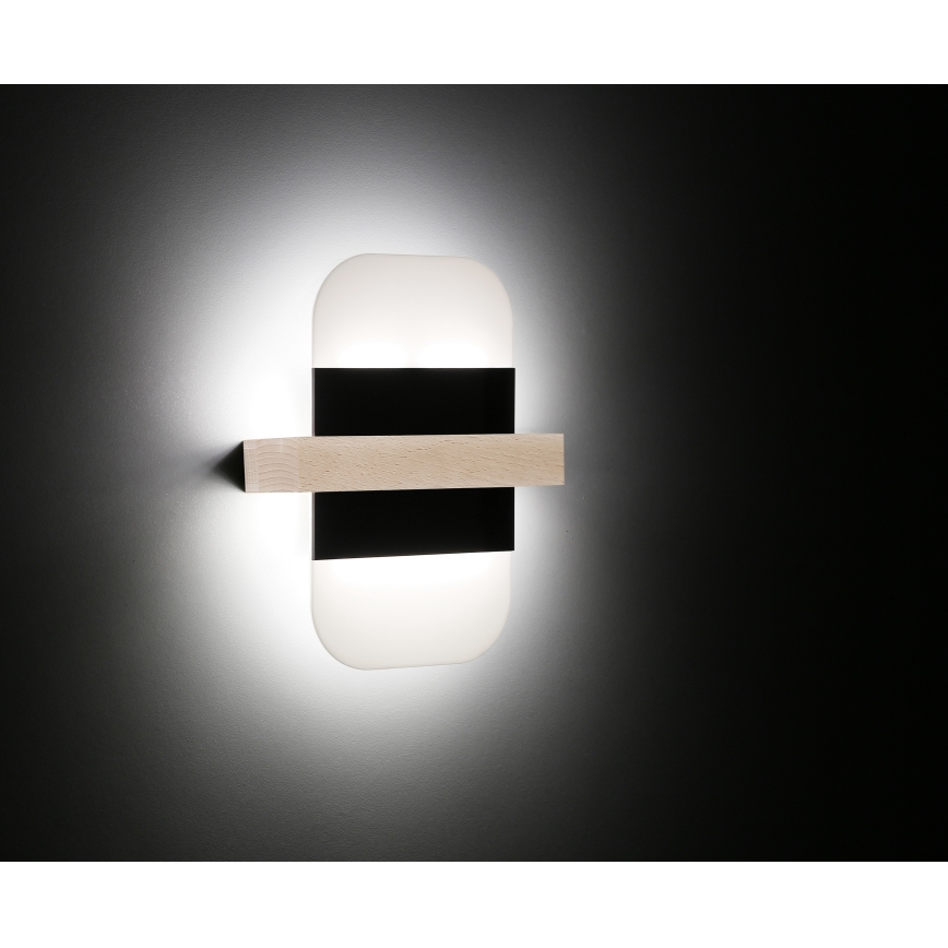 LED аплик APRIL LED/6W/230V бял/черен