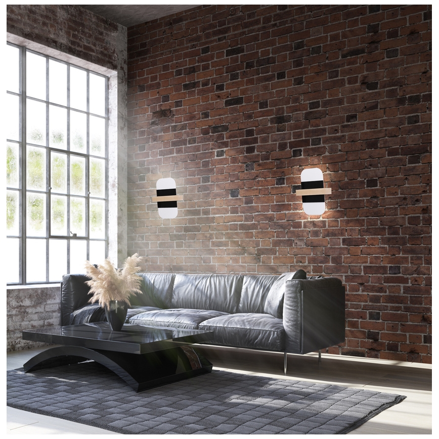 LED аплик APRIL LED/6W/230V бял/черен