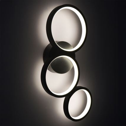 LED аплик FLAMENCO LED/23W/230V 4000K черен