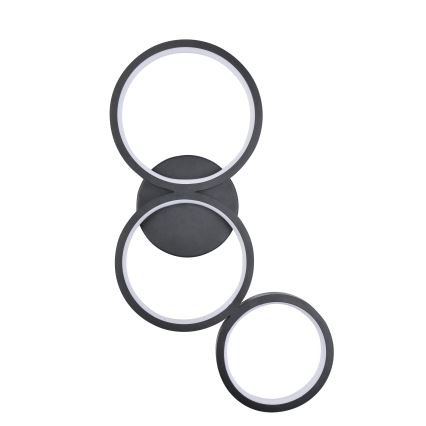 LED аплик FLAMENCO LED/23W/230V 4000K черен